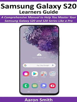cover image of Samsung Galaxy S20 Learners Guide